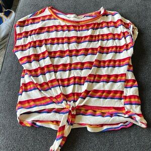 Ginger G top with tie bottom